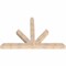 Ekena Millwork Saratoga Smooth Timber Gable Bracket, Douglas Fir, 84"W x 56"H x 5 1/2"D x 5 1/2"F, 16/12 Pitch GBW084X56X0606SAR00SDF - alternate 3